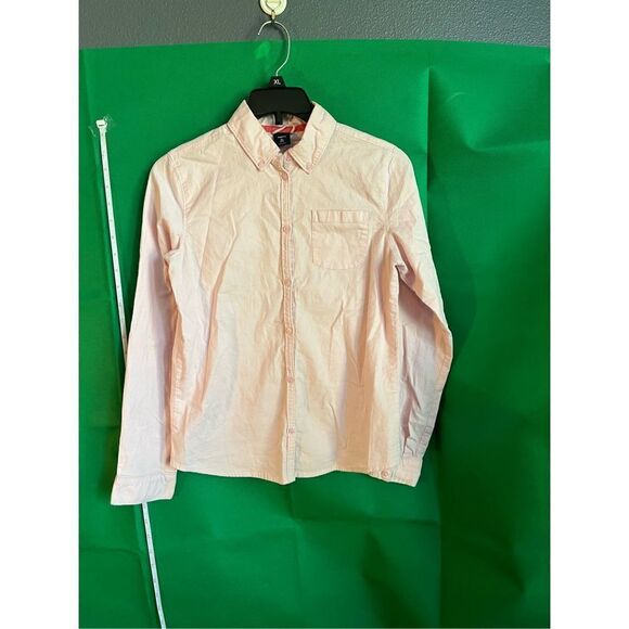 Gap pink Button Long Sleeve Girls Shirt - Picture 1 of 6